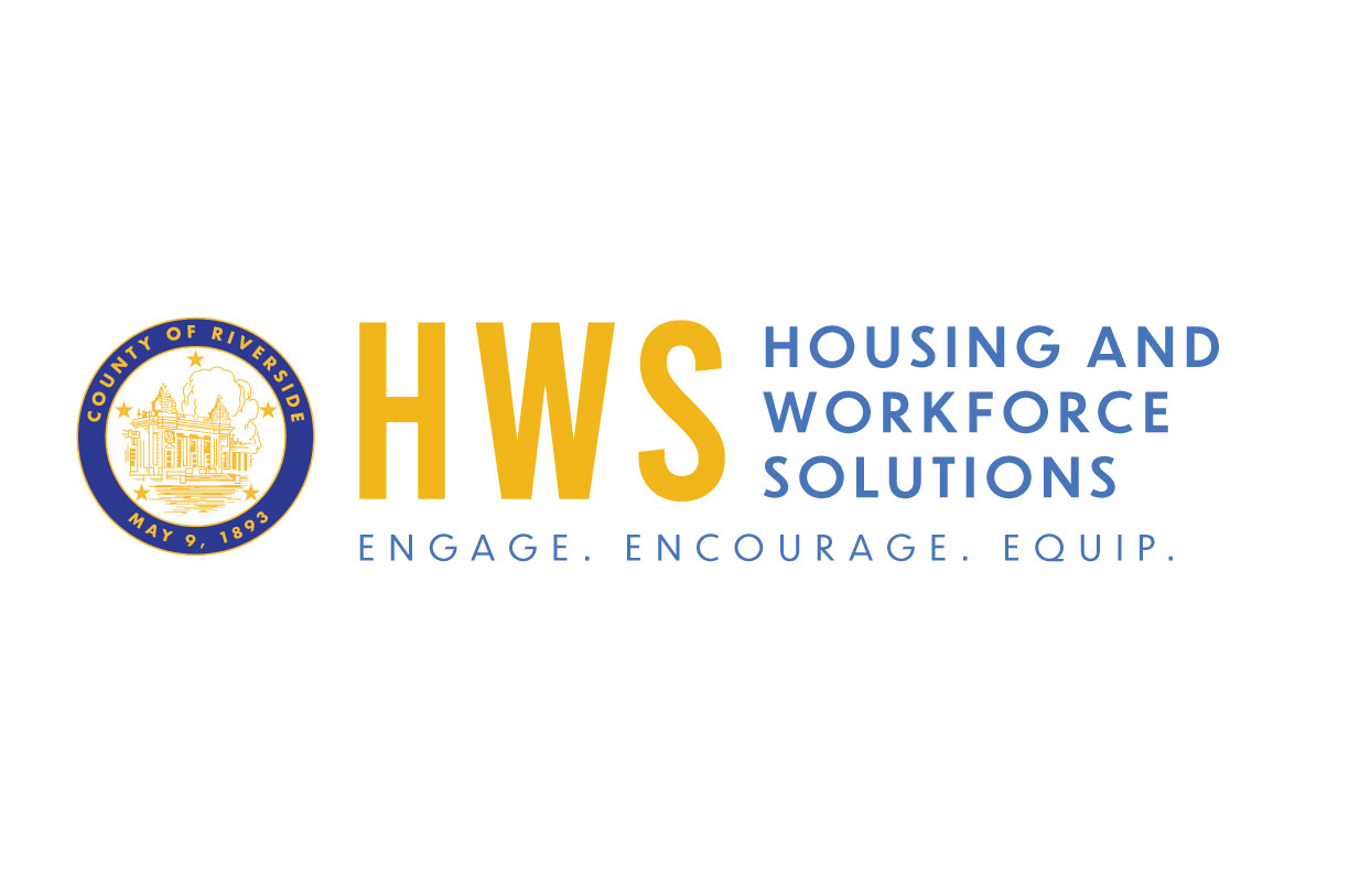 Logo for Housing and Workforce Solutions, featuring 